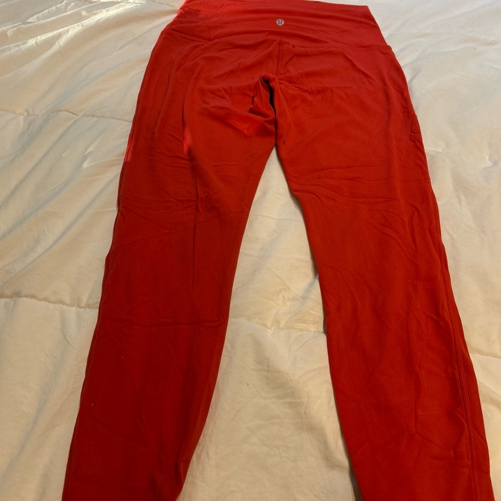 lululemon athletica Red Leggings